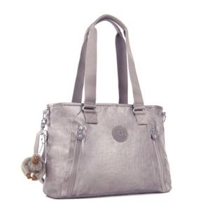💥NWT💥 Kipling Satchel silver glimmer FIRM price